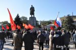 Новости » Общество: В Керчи прошёл митинг в честь революции 1917 года