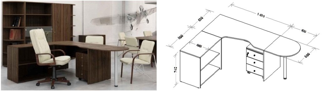 Мебель для офиса под ключ