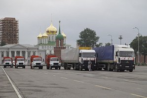 Новости » Коммуналка: Новая партия техники отправилась в Керчь из Тулы