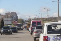 Новости » Общество: В Керчи на Куль-Обинском шоссе затрудненно движение из-за происшествия