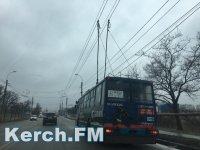 Новости » Общество: В Керчи выключили свет, троллейбусы остановились