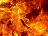 Новости » Общество: В Крыму сгорела «Газель» и легковушка