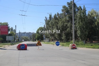 Новости » Общество: Дорогу на Вокзальном шоссе перекроют из-за восстановительных работ