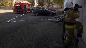 Новости » Общество: В Доме культуры в Октябрьском прошли учения