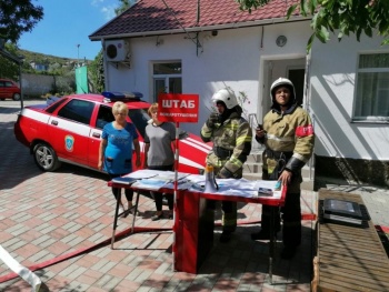 Новости » Общество: На базе детского оздоровительного центра в Керчи прошли учения