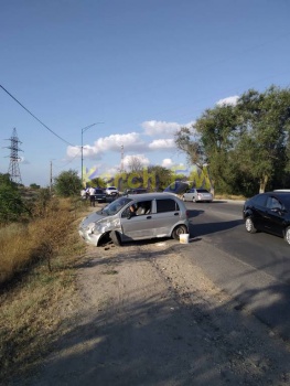 Новости » Общество: На телецентре в Керчи произошло ДТП