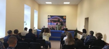 Новости » Общество: В Керчи чествовали  сотрудников вневедомственной охраны Росгвардии
