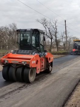 Новости » Общество: В Багерово приступили к ремонту дорог