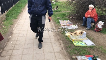 Новости » Общество: Торговцев с «блошиного» рынка в Керчи разгоняла полиция