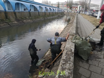 Новости » Общество: Расчистка русел керченских рек подходит к концу