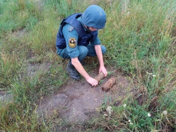 Новости » Общество: В Бондаренково нашли 4 бомбы времен ВОВ