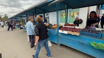 Новости » Общество: Место стихийщиков на центральном рынке Керчи заняли ларьки