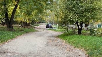 Новости » Общество: Керчане просят заасфальтировать дорогу около детского сада №52