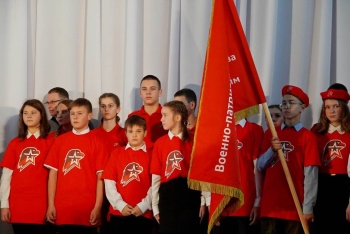 Новости » Общество: Юнармейцы приняли присягу в Керчи