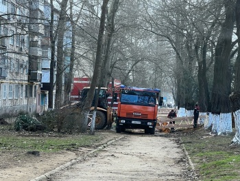 Новости » Общество: В Арщинцево появились новые «проколы» для замены  водовода