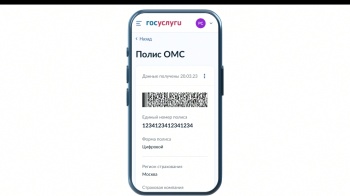 Новости » Общество: На Госуслугах можно оформить полис ОМС себе или ребенку за 1 день