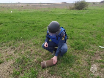 Новости » Общество: В Героевке и на Аршинцеской косе нашли боеприпасы времен ВОВ