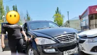 Новости » Криминал и ЧП: На Кирова в Керчи в ДТП попали  SsangYong  и Chevrolet Cruze