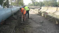 Новости » Общество: У городской больницы №1 Керчи будет уложен новый тротуар