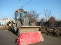 Новости » Общество: Адмиралтейский проезд в Керчи готовят к окончательной асфальтировке