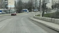 На Горьковском мосту сняли асфальт