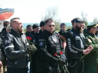 Новости » Общество: Сегодня в Керчи побывал мотопробег "Живая память"