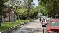 Новости » Коммуналка: Дорогу по Марата затопили нечистоты