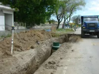 Новости » Коммуналка: В поселке Капканы ведут новый водовод