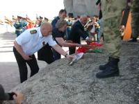 Новости » Общество: Сегодня в Керчи отдали  дань памяти героям Аджимушкая