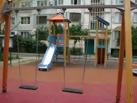 Новости » Общество: В Керчи установили новые детские площадки