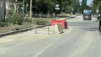 На Щорса разрыли дорогу в нескольких местах