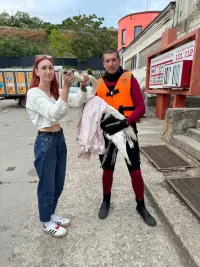 Новости » Общество: В керченском штабе по спасению птиц помогли лебедю