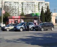 Новости » Криминал и ЧП: Утро в Керчи началось с аварии