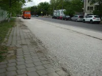 Новости » Общество: У Росгвардии в Керчи новая парковка почти готова