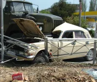 Новости » Общество: В районе автовокзала Керчи опять авария на дороге