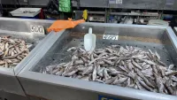 В рыбном корпусе на центральном рынке в Керчи сегодня так