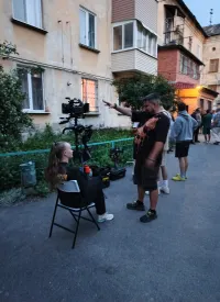 В Керчи продолжаются съемки детектива