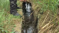 Новости » Общество: В Керчи почистили ливневки в трех точках города
