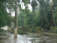 На Керчь обрушился ливень