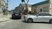 В Керчи столкнулись две легковушки