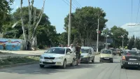 Новости » Криминал и ЧП: На Свердлова произошла авария