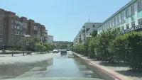 На Самойленко дорога залита в очередной раз нечистотами