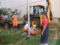 Новости » Коммуналка: На Самойленко в Керчи ликвидирован порыв водовода