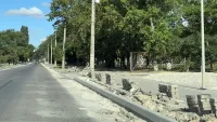 Новости » Общество: На Кирова дорожники вышли на второй слой асфальта