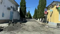 На Циолковского начали снимать асфальт