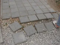 Восстановление тротуара "по-керченски"