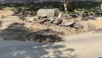 Водители Керчи просят устранить «ловушку» на дороге по ул.Борзенко