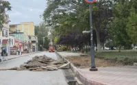 Новости » Общество: Переулок Кооперативный перекрыли до конца года из-за ремонта