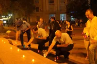 Новости » Общество: В Керчи накануне почтили память погибших в результате террористических актов