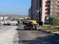 Новости » Общество: В районе Верхнего Солнечного в Керчи обустраивают парковки